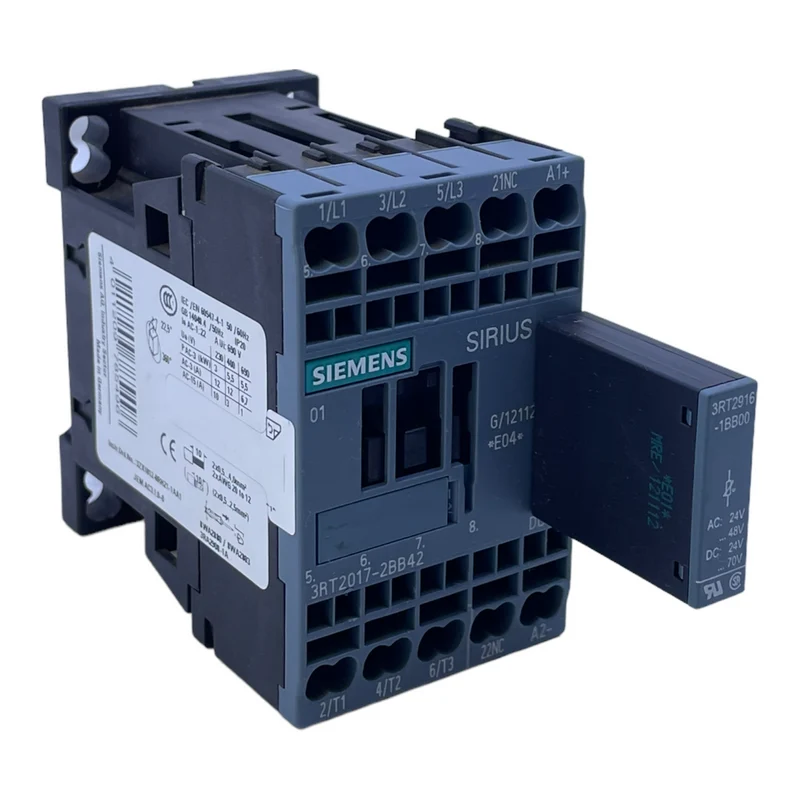Siemens 3RT2017-2BB42 Leistungsschalter 3RT2916-1BB00 für industriellen Einsatz