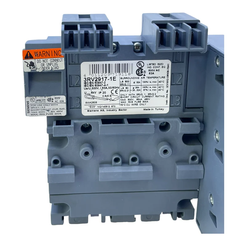 Siemens 3RV2917-1E 3-Phasen-Sammelschiene für industriellen Einsatz Siemens