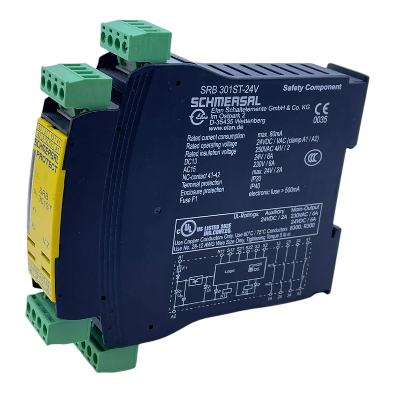 Schmersal SRB301ST-24V Sicherheitsrelais für industriellen Einsatz Relais