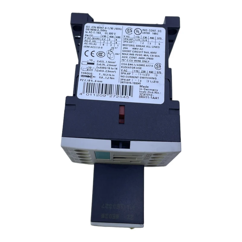 Siemens 3RT1015-1BB41 Leistungsschütz 24V 3RT1916-1LM00 für Industrie Einsatz