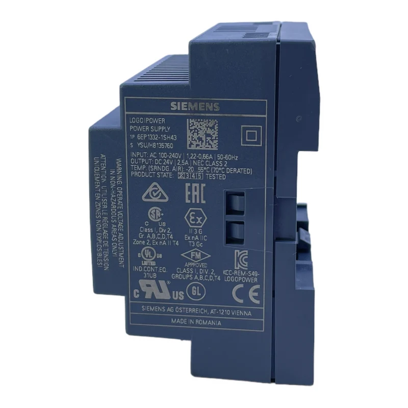 Siemens 6EP1332-1SH43 Netzteil IN: 100-240V AC OUT: 24V DC / 2,5A