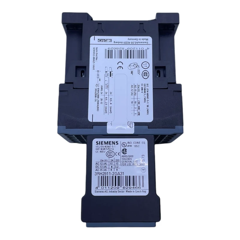 Siemens 3RH2140-2BB40 Leistungsschütz 24V DC +3RH2911-2GA31 +3RT2916-1BB00