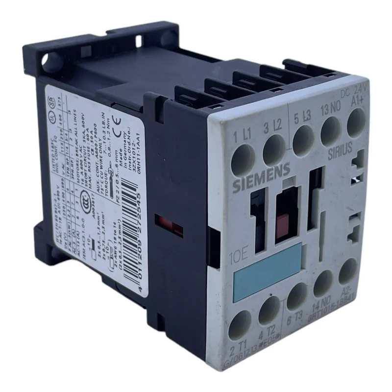Siemens 3RT1015-2BB41 Leistungsschütz 24V DC Leistungs Schütz +3RH1911-2HA12