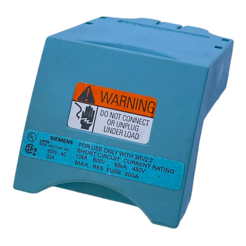 Siemens 3RV2927-5AA00 Verbindungsstecker für industriellen Einsatz 32A 65kA 480V