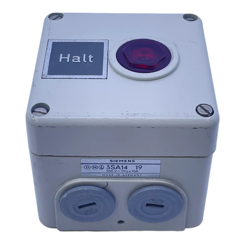 Siemens 3SA1419 Not Aus Schalter 500V 10A