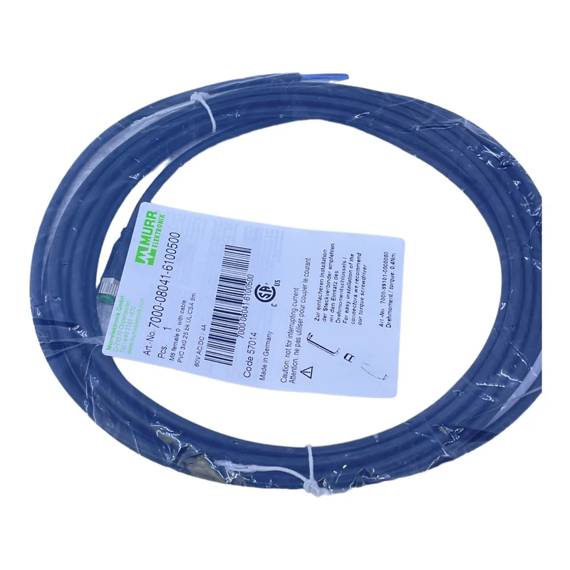 Murr 7000-08041-6100500 Sensorleitung 60V AC/DC 4A 5m