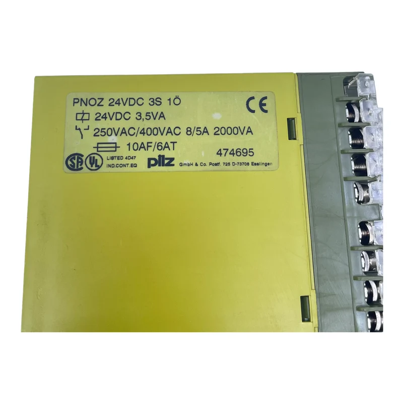 Pilz PNOZ24VDC3S Sicherheitsrelais 47469 Relais 24VDC 3,5A Industrie-Relais