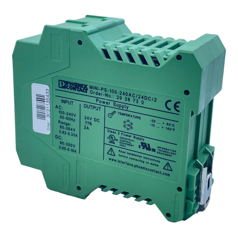 Phoenix Contact 2938730 Netzteil MINI-PS-100-240AC/24DC/2 IN: 100-240V 50-60Hz
