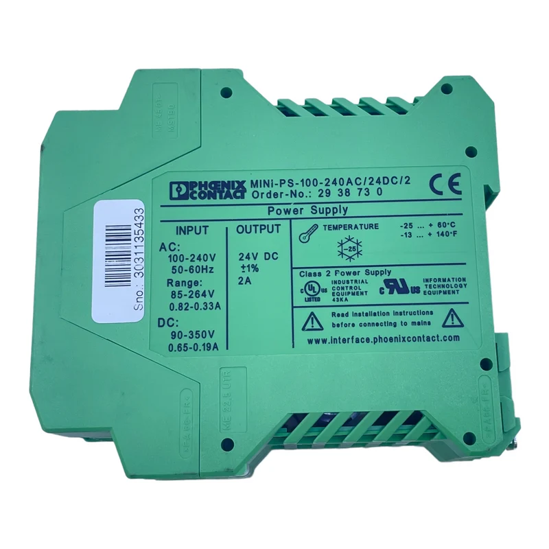 Phoenix Contact 2938730 Netzteil MINI-PS-100-240AC/24DC/2 IN: 100-240V 50-60Hz