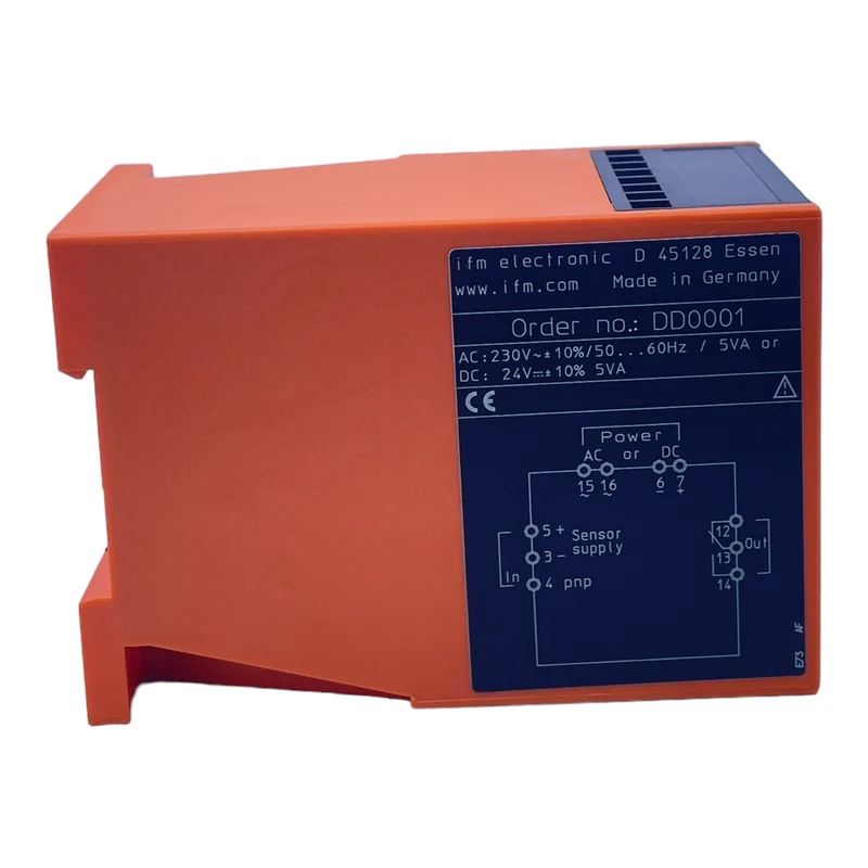 Ifm DD0001 Drehzahlwächter AC: 230V~ +/-10%/50...60HZ/ 5VA; DC: 24V= +/-10% 5VA