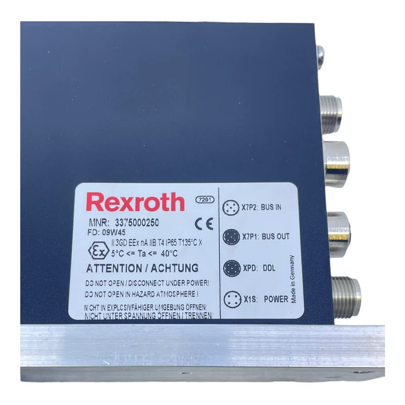 Rexroth 3375000250 Profibus Koppler IP65 5°C <= Ta <= 40°C 3GD EEX nA T135°C