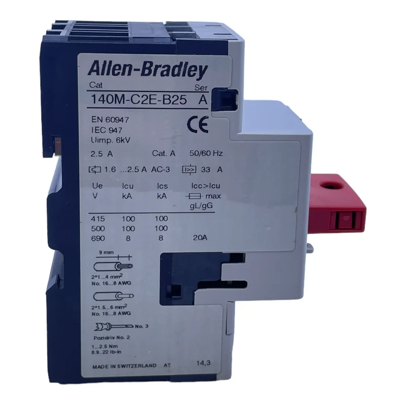 Allen-Bradley 140M-C2E-B25 Motorschutzschalter 50/60Hz 2,5A 6kV