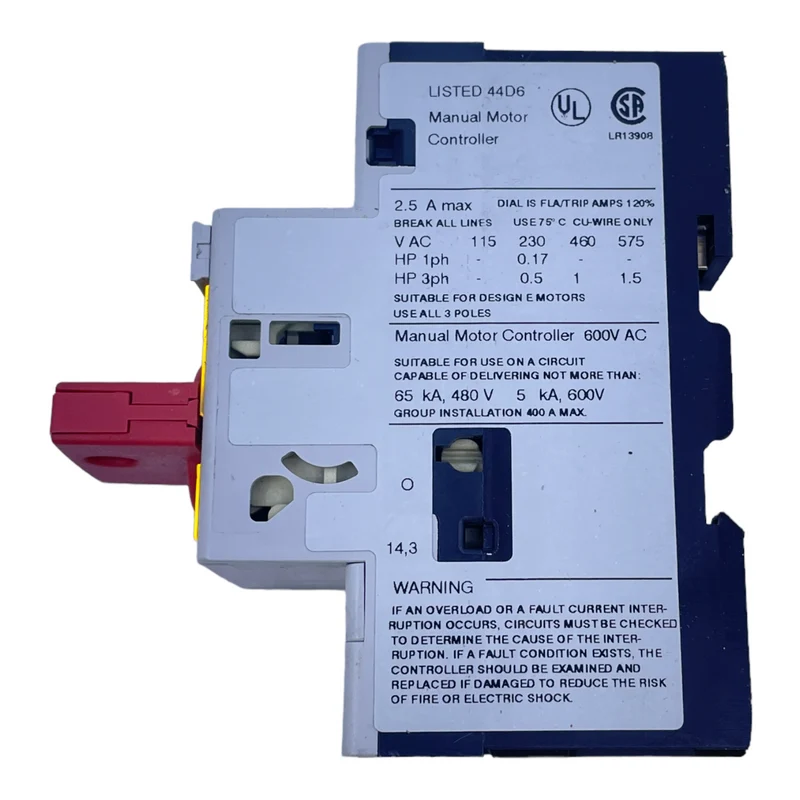 Allen-Bradley 140M-C2E-B25 Motorschutzschalter 50/60Hz 2,5A 6kV