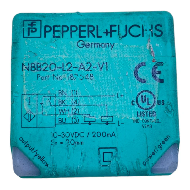 Pepperl+Fuchs N8820-L2-A2-V1 Induktiver Näherungssensor 10-30V DC 200mA