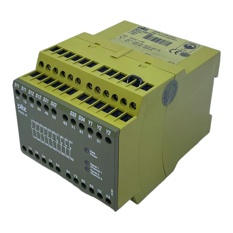 Pilz 774009 Sicherheitsrelais PNOZ1024VDC PNOZ 10 24VDC 4.5W S:6 O:4 Pilz Relais