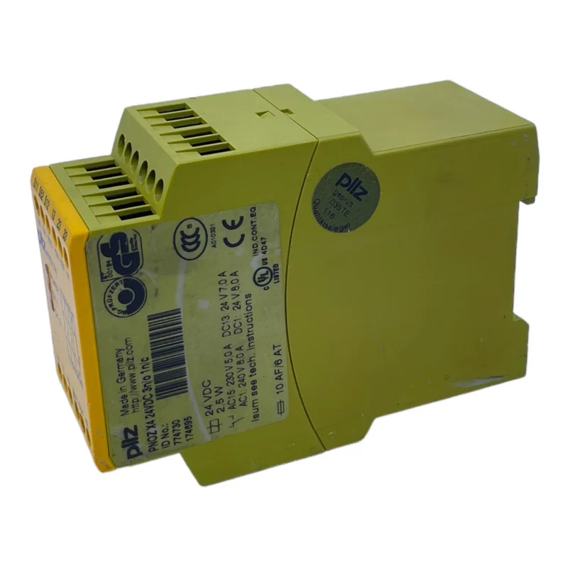 Pilz 774730 Sicherheitsrelais PNOZX424VDC3n/o1n/c 24VDC 2,5W 3 N/O 1 N/C Relais