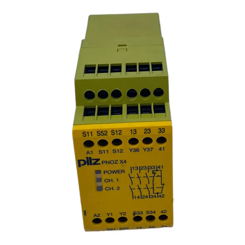 Pilz 774730 Sicherheitsrelais PNOZX424VDC3n/o1n/c 24VDC 2,5W 3 N/O 1 N/C Relais