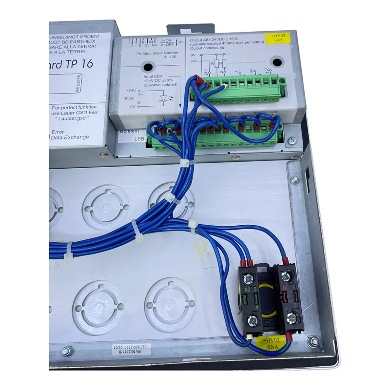 LAUER TP 16-i00148 Profibus Keyboard Inp./Out. 24V DC Profibus