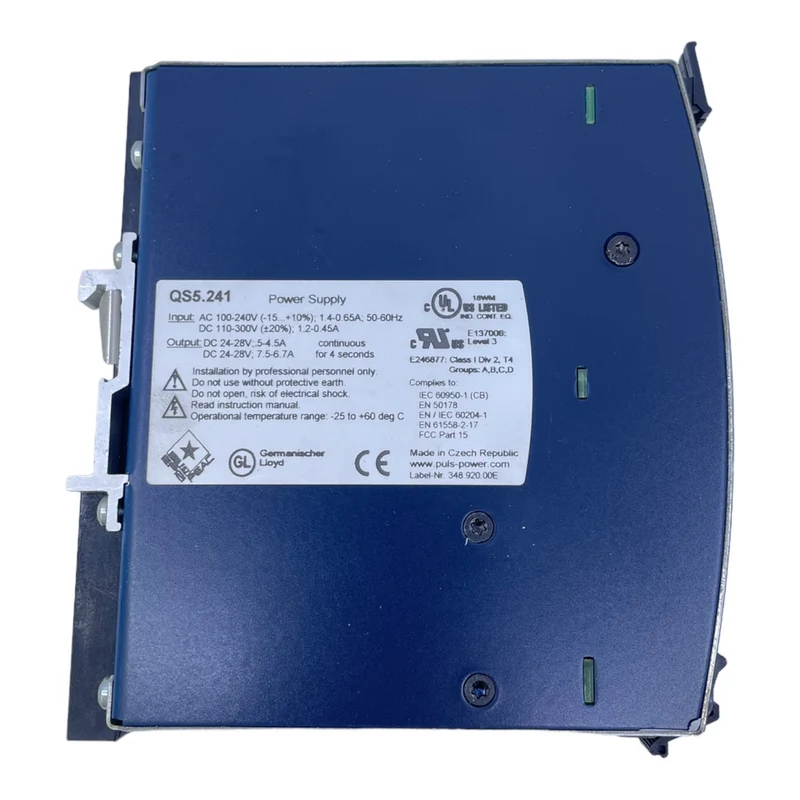 Puls QS5.241 Netzteil 100-240V AC 1.4-0.65A 50-60Hz 110-300V DC 1.2-0.45A