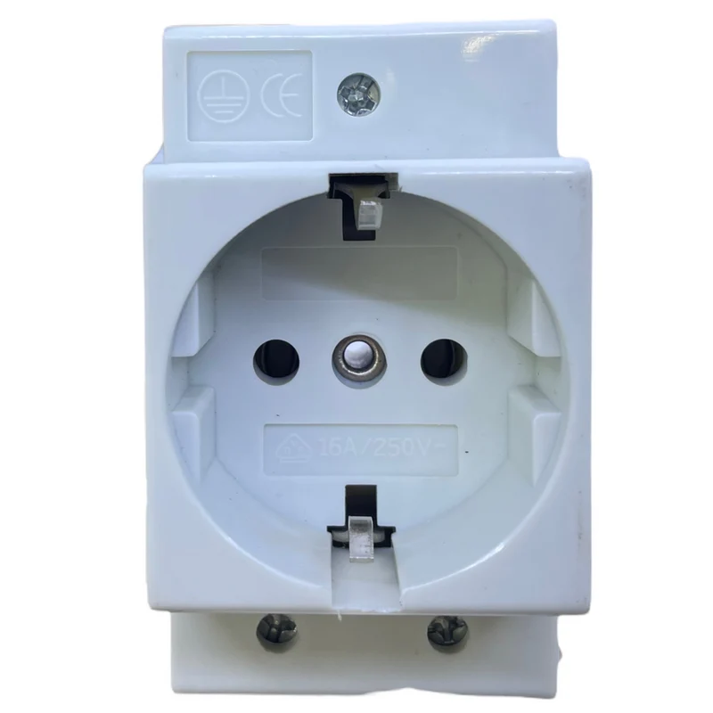 Hutschinen-Steckdose VDE 16A/250V Steckdose