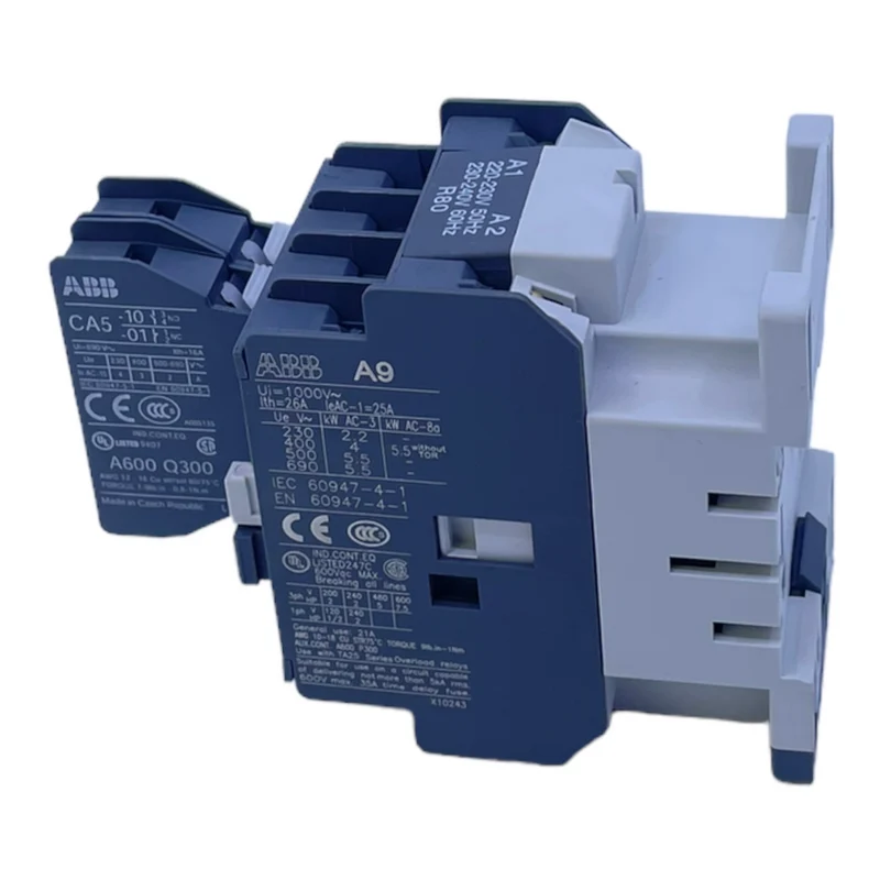ABB CM-IWN-AC Motorschutzschalter + 2X CA5-10 220-230V 50Hz 230-240V 60Hz