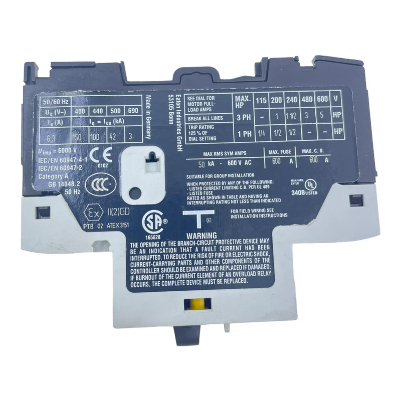 Moeller PKZM0-6,3-T Motorschutzschalter 6,3 A