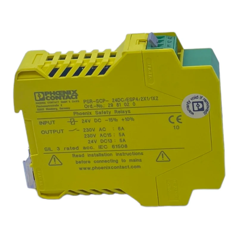 Phoenix Contact PSR-SCP-24DC/ESP4/2X1/1X2 Sicherheitsrelais 2981020 24VDC 230VAC