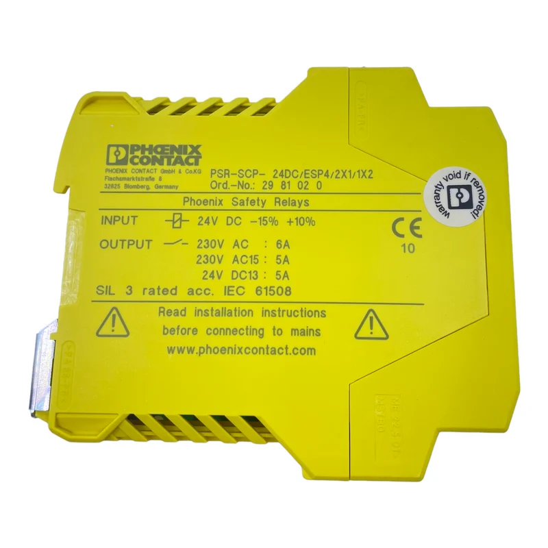 Phoenix Contact PSR-SCP-24DC/ESP4/2X1/1X2 Sicherheitsrelais 2981020 24VDC 230VAC