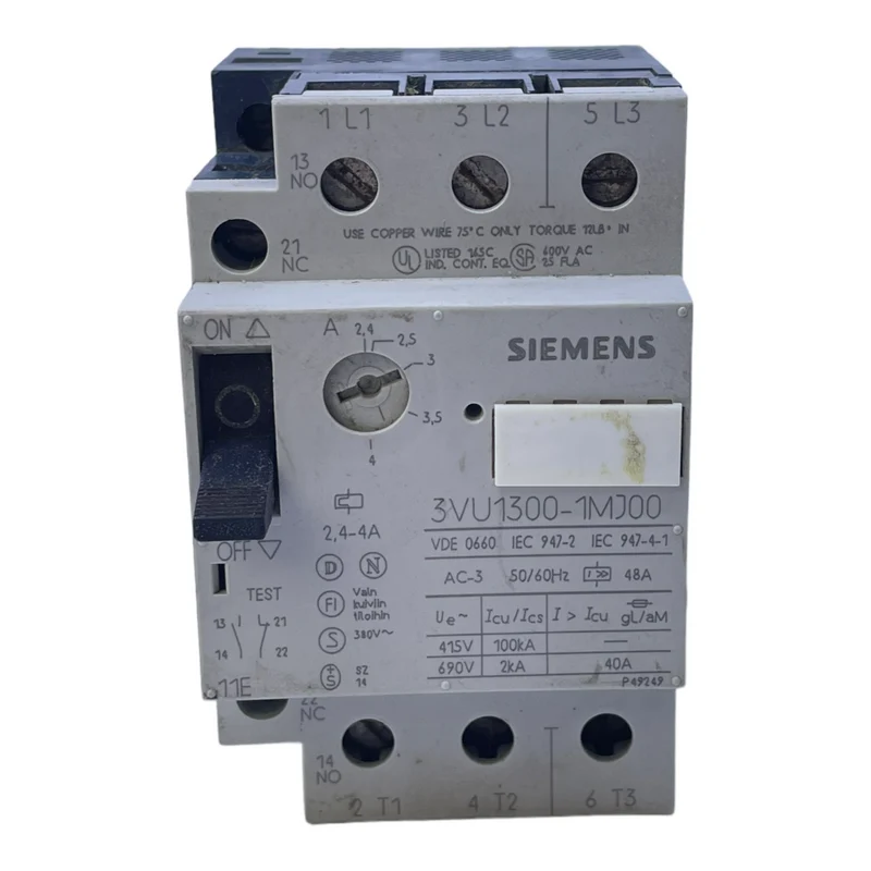Siemens 3VU1300-1MJ00 Motorschutzschalter