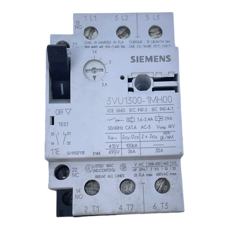 Siemens 3VU1300-1MH00 Motorschutzschalter