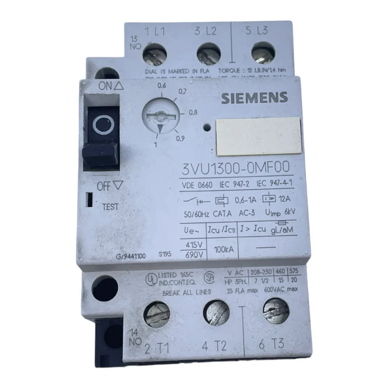 Siemens 3VU1300-0MF00 Motorschutzschalter