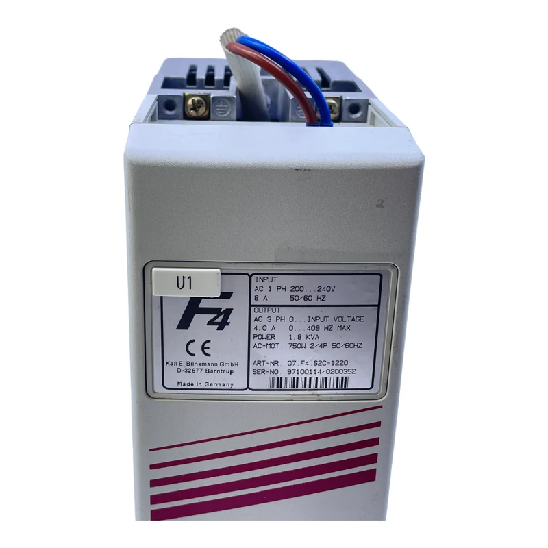KEB 07.F4.S2C-1220 Frequenzumrichter 750W Umrichter für AC-Motoren Umrichter
