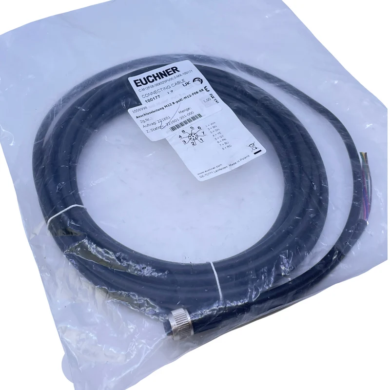 Euchner C-M12F08-08X025PV05,0-MA-100177 Anschlussleitung mit Steckverbinder M12