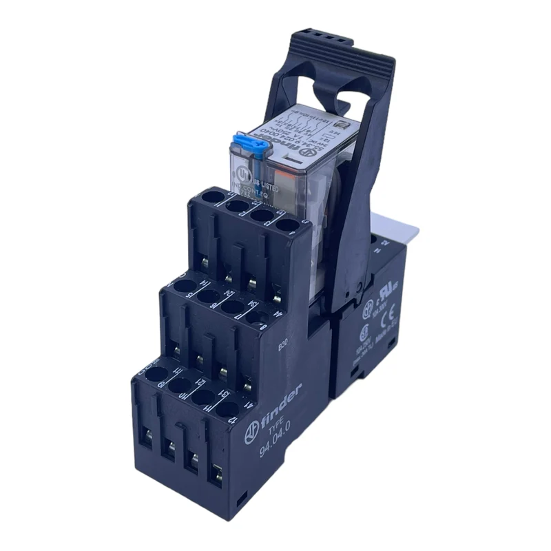 Finder 55.34.9.024.0040 + 94.04. Sockelrelais 10A 250V 10A 300V 7A 250V 2stk