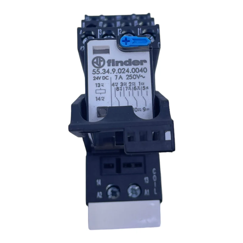 Finder 55.34.9.024.0040 + 94.04. Sockelrelais 10A 250V 10A 300V 7A 250V 2stk