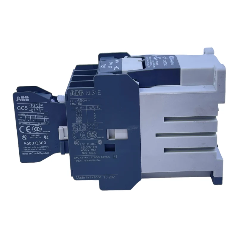 ABB NL31E Motorschutzschalter 50/60Hz 2A 8kV Hilfsstromkreis 690 V