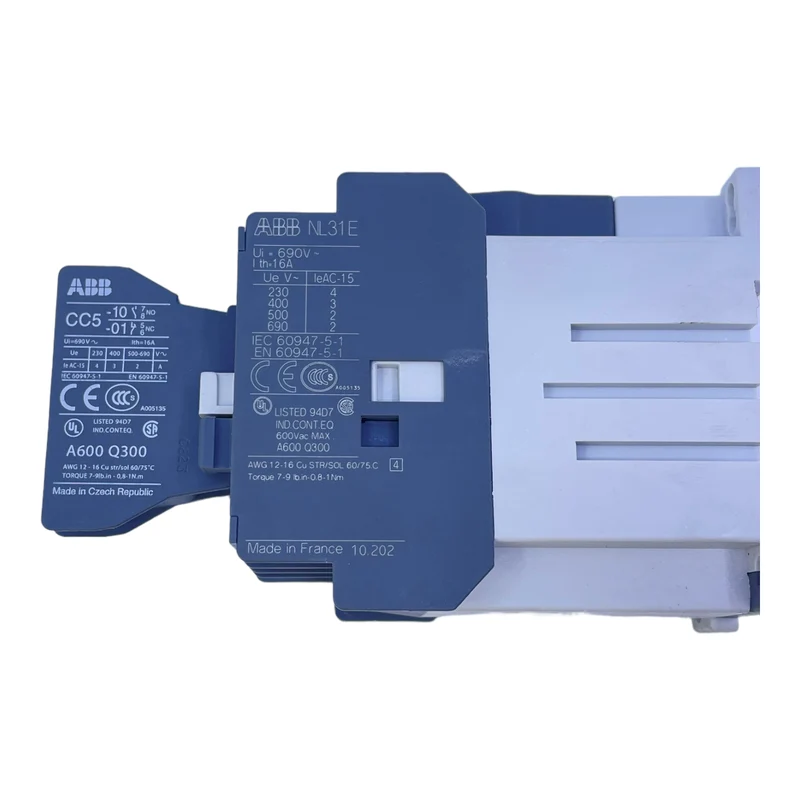 ABB NL31E Motorschutzschalter 50/60Hz 2A 8kV Hilfsstromkreis 690 V