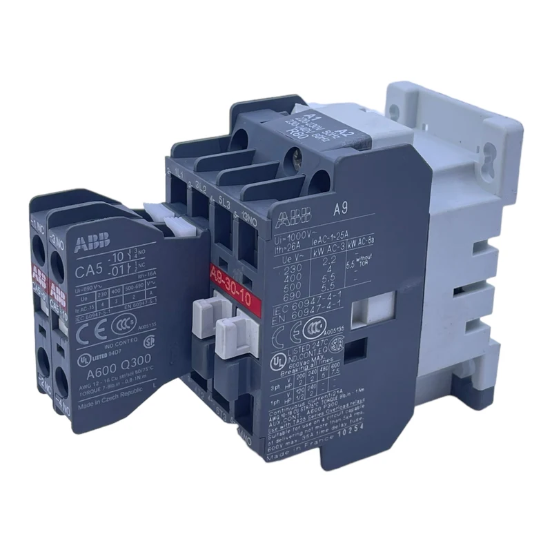 ABB A9-30-10 Motorschutzschalter 690 V 50/60Hz 4kW 2A 8kV 50 Hz 220 ... 230 V