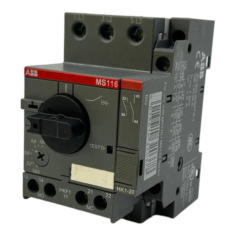ABB MS116-1 0,63-1,0A Motorschutzschalter 50/60Hz 6kV 690V AC 400V AC 50A