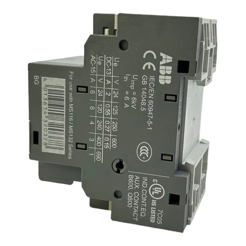 ABB MS116-1 0,63-1,0A Motorschutzschalter 50/60Hz 6kV 690V AC 400V AC 50A
