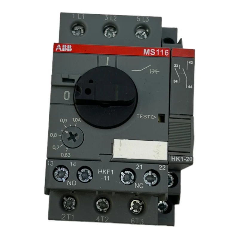 ABB MS116-1 0,63-1,0A Motorschutzschalter 50/60Hz 6kV 690V AC 400V AC 50A
