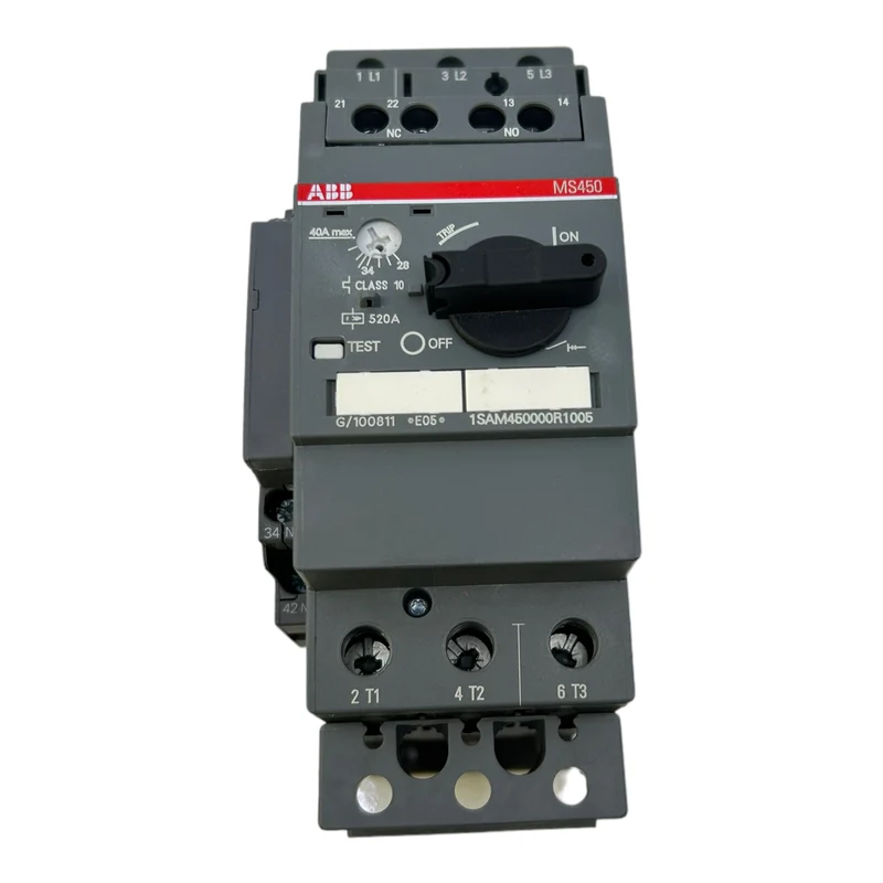 ABB 1SAM450000R1005 Motorschutzschalter 520A 40A 50/60Hz 690V 3polig 600V AC