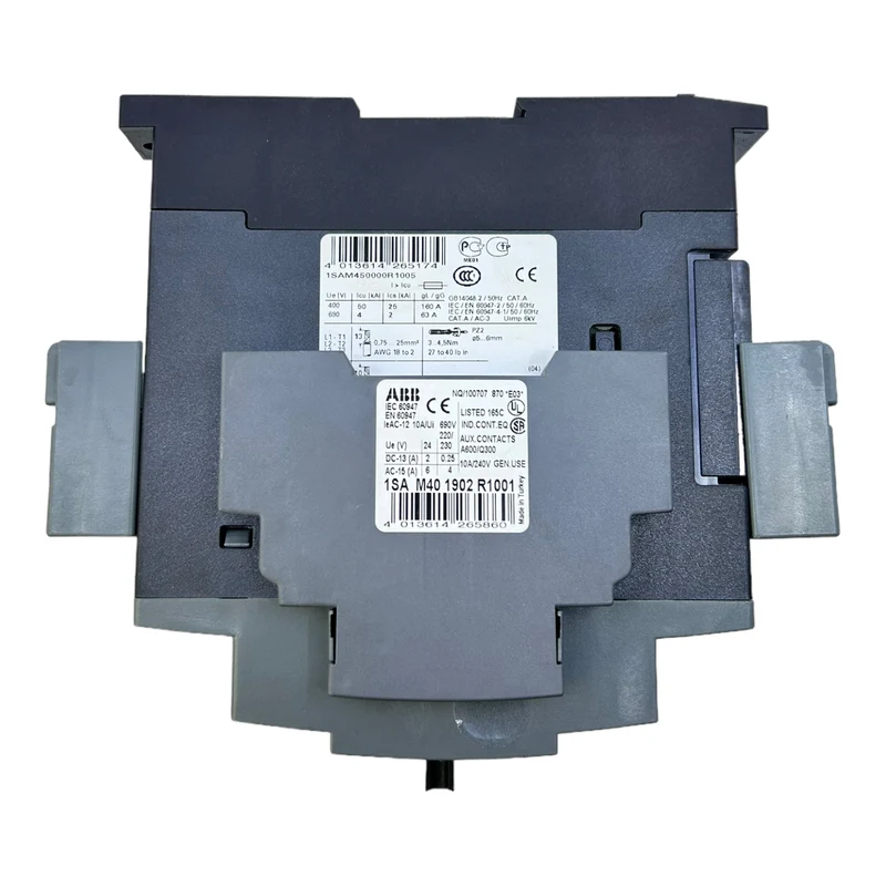 ABB 1SAM450000R1005 Motorschutzschalter 520A 40A 50/60Hz 690V 3polig 600V AC