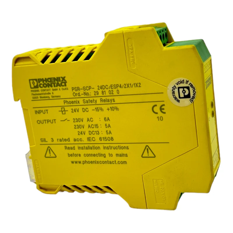 Phoenix Contact 24DC/ESP4/2X1/1X2 Sicherheitsrelais 2981020 250V AC/DC 1,2W 6A