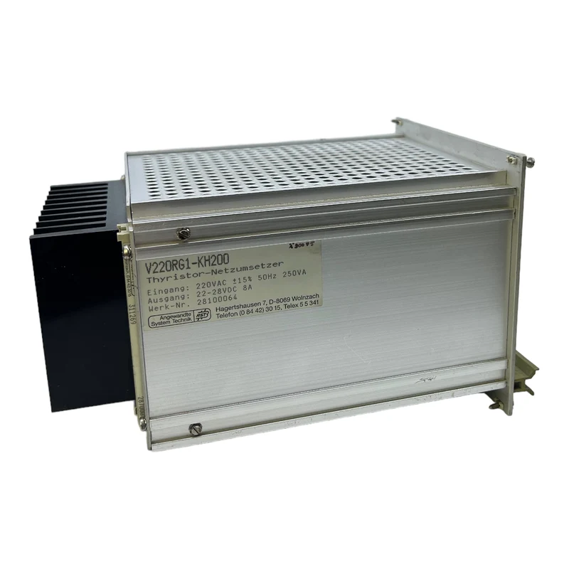 AST V220RG1-KH200 Thyristor-Netzumsetzer NO:220VAC±15% 50Hz 250VA NC:22-28VDC 8A