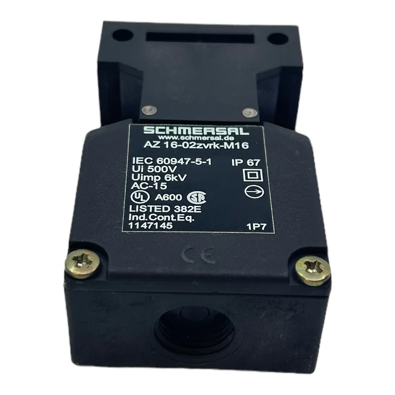 Schmersal AZ16-02ZVR Positionsschalter AC-15 Ui:500V Uimp:6kV IP67 Schalter