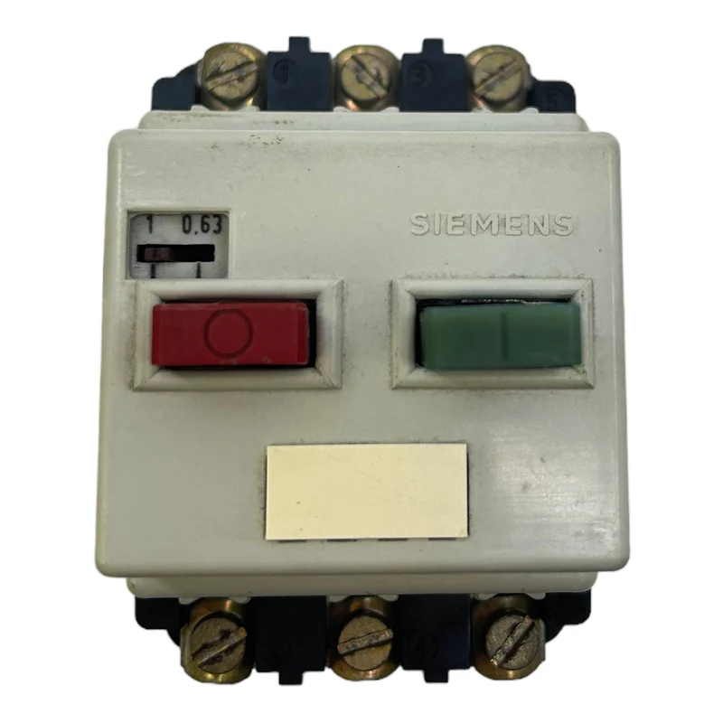 Siemens 3VE1000-2F Motorschutzschalter 0,63-1A 380V, 1,5kA 500V, 1kA Schalter