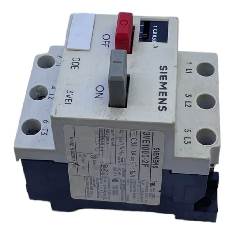 Siemens 3VE1020-2F Motorschutzschalter 0,63 - 1A AC3 380...660V 12A