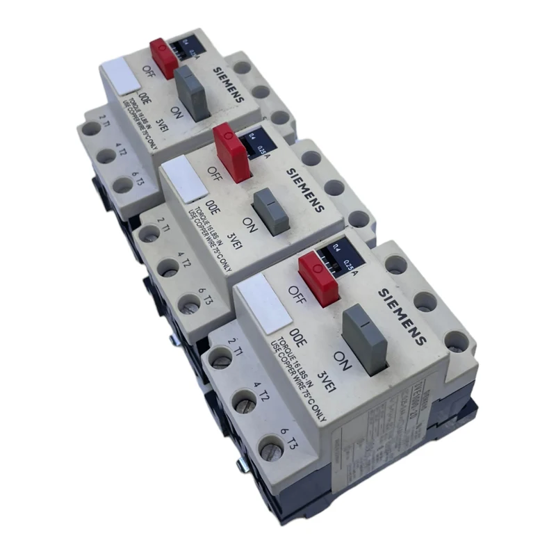 Siemens 3VE1000-2D Motorschutzschalter 0,25-0,4A AC3 380...660V 4,8A VE:3