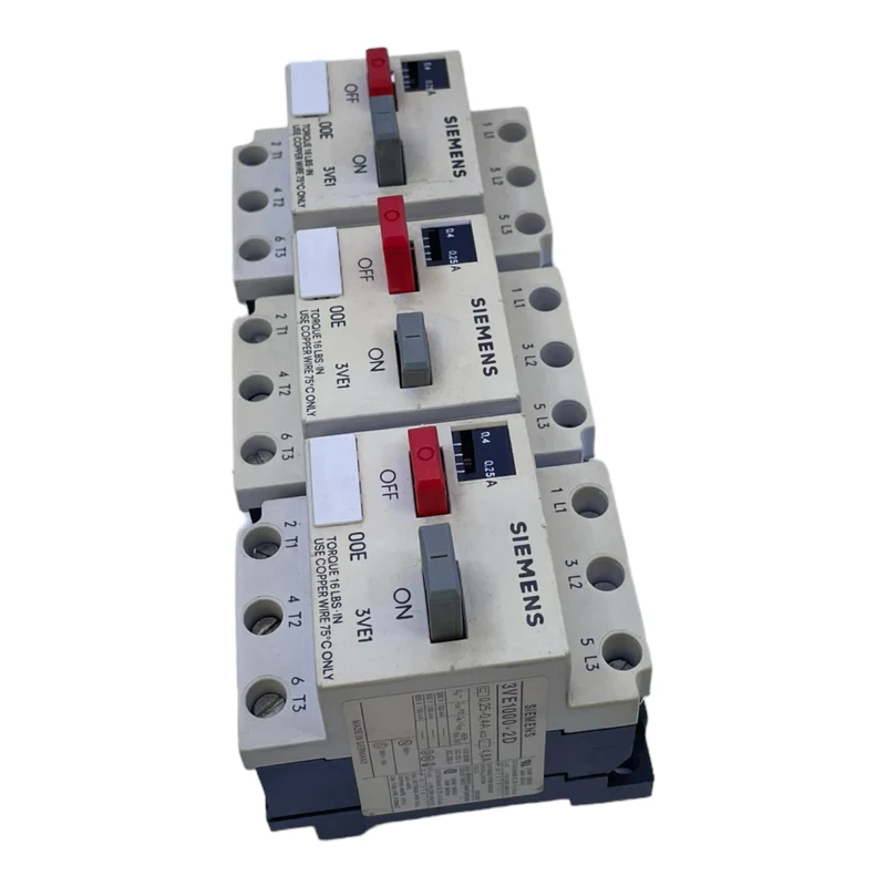 Siemens 3VE1000-2D Motorschutzschalter 0,25-0,4A AC3 380...660V 4,8A VE:3